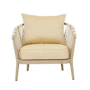 Maui Linear 1 Seater Sofa - Mustard - Taupe by GlobeWest, a Outdoor Sofas for sale on Style Sourcebook