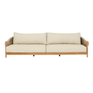 Grao 3 Seater Sofa - Beige - Beige Rope by GlobeWest, a Outdoor Sofas for sale on Style Sourcebook