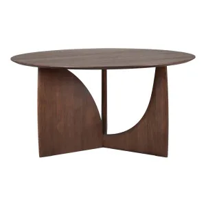 Ethnicraft Geometric Dining Table - Varnished Teak by Ethnicraft, a Dining Tables for sale on Style Sourcebook