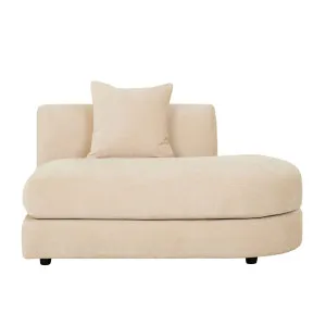 Madrid Curve Left Chaise Sofa - Soft Wheat by GlobeWest, a Sofas for sale on Style Sourcebook