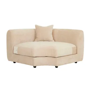 Madrid Curve Left Chaise Sofa - Soft Wheat by GlobeWest, a Sofas for sale on Style Sourcebook