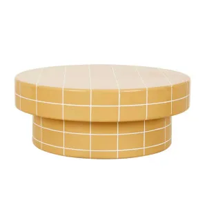 Seville Tile Round Coffee Table - Honey by GlobeWest, a Tables for sale on Style Sourcebook