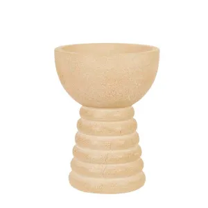 Rufus Column Goblet Bowl - Matt Butterscotch by GlobeWest, a Decorative Plates & Bowls for sale on Style Sourcebook