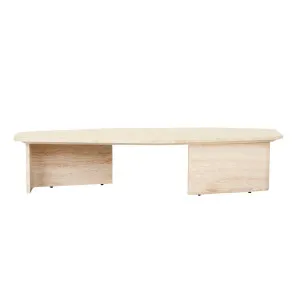 Atlas Shift Coffee Table - Natural Travertine by GlobeWest, a Coffee Table for sale on Style Sourcebook