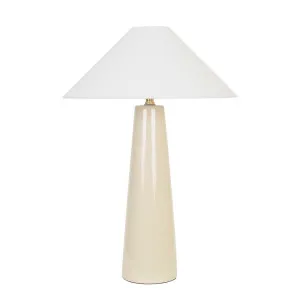 Lorne Canopy Table Lamp - Beige - White by GlobeWest, a Table & Bedside Lamps for sale on Style Sourcebook