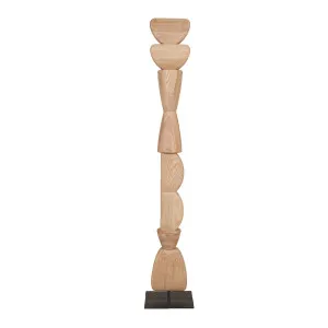 Theron Bloom Floor Sculpture - New Oak by GlobeWest, a Statues & Ornaments for sale on Style Sourcebook