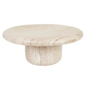 Rufus Indra Footed Shallow Bowl - Oat Marble by GlobeWest, a Decorative Plates & Bowls for sale on Style Sourcebook