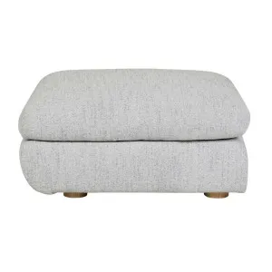 Hugo Marla Ottoman - Ice Grey by GlobeWest, a Ottomans for sale on Style Sourcebook