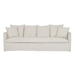 Vittoria Slip Cover 4 Seater Sofa - Eames Parchment by GlobeWest, a Sofas for sale on Style Sourcebook