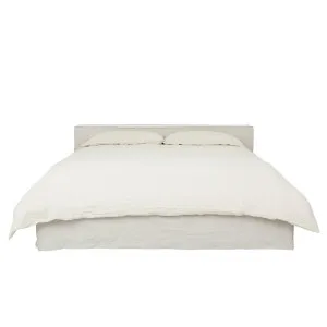 Vittoria Escape Slipcover Bed - Eames Parchment by GlobeWest, a Bed Heads for sale on Style Sourcebook