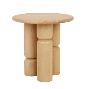 Hayes Side Table - Satin Oak by GlobeWest, a Side Table for sale on Style Sourcebook