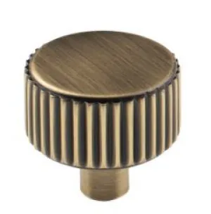 Barrington Knob Dark Brushed Brass by HBF, a Door Knobs & Handles for sale on Style Sourcebook