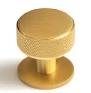 Belgravia Knob Brushed Satin Brass by HBF, a Door Knobs & Handles for sale on Style Sourcebook