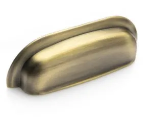 New Hampton  Large Cup Pull Dark Brushed Brass by HBF, a Door Knobs & Handles for sale on Style Sourcebook