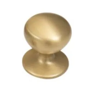 New Hampton Round Knob Matt Brass by HBF, a Door Knobs & Handles for sale on Style Sourcebook