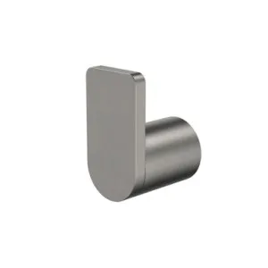 Urbane II Robe Hook PVD | Made From Brass In Gunmetal By Caroma by Caroma, a Shelves & Hooks for sale on Style Sourcebook