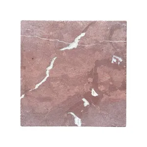 Bedrock Rosso Marble Natural Product Tumbled by Beaumont Tiles, a Marble Look Tiles for sale on Style Sourcebook