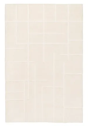 Nalu Ivory Geometric Rug by Miss Amara, a Shag Rugs for sale on Style Sourcebook