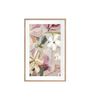 Mia Floral Framed Wall Art 80cm x 120cm by Luxe Mirrors, a Artwork & Wall Decor for sale on Style Sourcebook