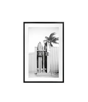 Luxury Surfboard Framed Wall Art 80cm x 120cm by Luxe Mirrors, a Artwork & Wall Decor for sale on Style Sourcebook