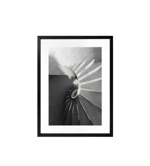 Spiral Staircase Framed Wall Art 80cm x 60cm by Luxe Mirrors, a Artwork & Wall Decor for sale on Style Sourcebook