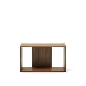 Litto medium shelf module in walnut veneer, 67 x 38 cm by Kave Home, a Bookcases for sale on Style Sourcebook