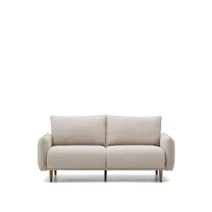 Carlota 2-seater sofa in beige, 184 cm FSC Mix Credit by Kave Home, a Sofas for sale on Style Sourcebook