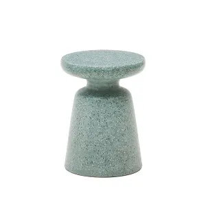 Mesquida outdoor side table in green terrazzo Ø 39 cm by Kave Home, a Tables for sale on Style Sourcebook