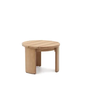 Xoriguer side table in solid eucalyptus wood Ø60 cm FSC 100% by Kave Home, a Tables for sale on Style Sourcebook