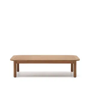 Sacova solid eucalyptus wood coffee table, 100% outdoor suitable 140 x 89 cm by Kave Home, a Tables for sale on Style Sourcebook