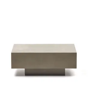 Rustella cement coffee table, 80 x 60 cm by Kave Home, a Tables for sale on Style Sourcebook