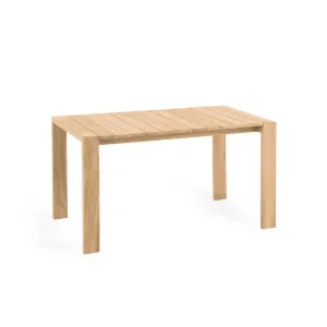 Victoire solid teak outdoor table 160 x 90 cm by Kave Home, a Tables for sale on Style Sourcebook