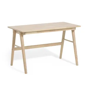 Curie solid rubber wood desk, 120 x 60 cm by Kave Home, a Desks for sale on Style Sourcebook