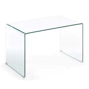 Burano glass table 125 x 70 cm by Kave Home, a Desks for sale on Style Sourcebook