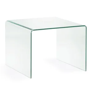 Burano glass side table 60 x 60 cm by Kave Home, a Side Table for sale on Style Sourcebook