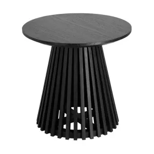 Jeanette Ø 50 cm black side table by Kave Home, a Side Table for sale on Style Sourcebook