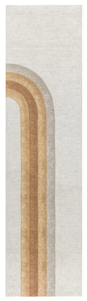 Blake Orange Rainbow Runner Rug by Miss Amara, a Kids Rugs for sale on Style Sourcebook