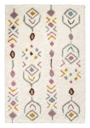 Chikita Multi-Colour Tribal Shag Rug by Miss Amara, a Shag Rugs for sale on Style Sourcebook