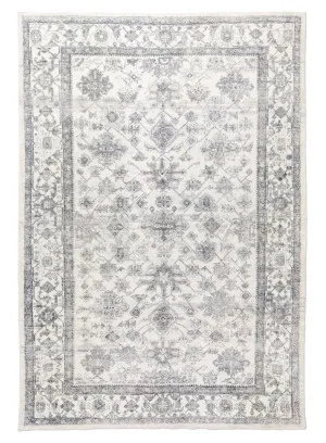 Calliope Grey and Ivory Distressed Washable Rug by Miss Amara, a Other Rugs for sale on Style Sourcebook