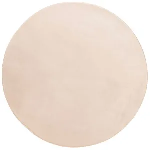 Una Beige Plush Rollie Pollie Round Playmat by Miss Amara, a Contemporary Rugs for sale on Style Sourcebook