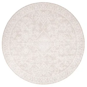 Neci Neutral Cream Plush Rollie Pollie Round Playmat by Miss Amara, a Persian Rugs for sale on Style Sourcebook