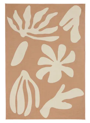 Nitara Beige Graphic Indoor Outdoor Washable Rug by Miss Amara, a Kids Rugs for sale on Style Sourcebook