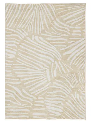 Faya Beige Palm Print Washable Rug by Miss Amara, a Kids Rugs for sale on Style Sourcebook