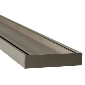 Lauxes STI21 Insert 1000x100x21 Brushed Nickel by Beaumont Tiles, a Shower Grates & Drains for sale on Style Sourcebook