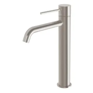 Phoenix Vivid Slimline Vessel Mixer Curved Outlet - Brushed Nickel by PHOENIX, a Bathroom Taps & Mixers for sale on Style Sourcebook