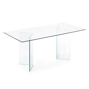 Burano glass table 180 x 90 cm by Kave Home, a Dining Tables for sale on Style Sourcebook