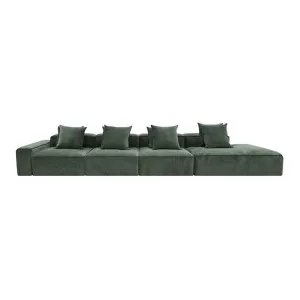 Riley Muse Forest Modular Sofa - 1x Arm, 3x Armless, 1x Right Terminal by James Lane, a Sofas for sale on Style Sourcebook