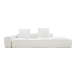 Riley Muse Frost Modular Sofa - 1x Arm, 1x Armless, 1x Right Terminal by James Lane, a Sofas for sale on Style Sourcebook