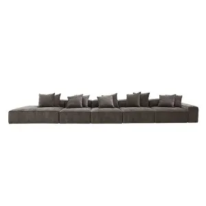 Riley Muse Mink Modular Sofa - 1x Arm, 4x Armless, 1x Left Terminal by James Lane, a Sofas for sale on Style Sourcebook