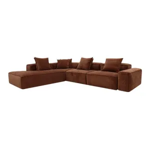 Riley Muse Rust Modular Sofa - Arm, 2x Armless, Corner, Left Terminal by James Lane, a Sofas for sale on Style Sourcebook